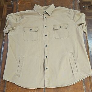 St. John's Bay Classic Tan Over Shirt